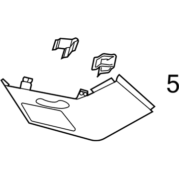 Ford LC5Z-7831010-BE MOULDING - ROOF SIDE TRIM