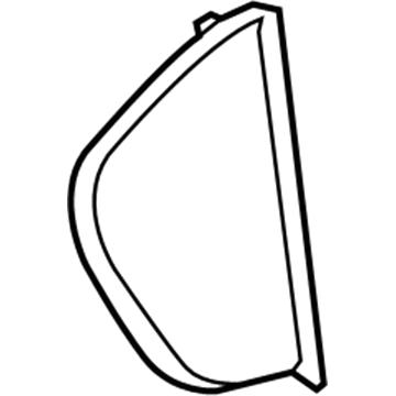 Hyundai 84786-2M000-9P Cover-Crash Pad Side Mounting, RH