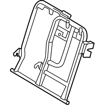BMW 52-20-3-400-558 Frame, Backrest Left