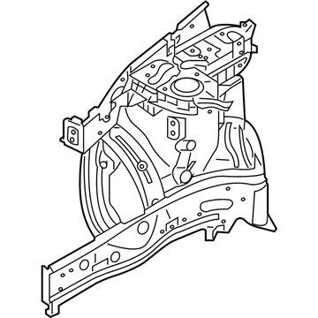 Kia 64502G5000 Panel Assembly-Fender Apron