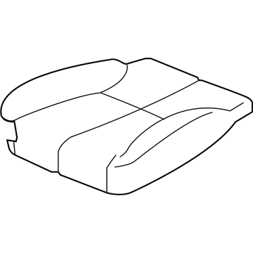 Hyundai 88260-25100-FBJ Front Passenge Side Seat Cushion Covering