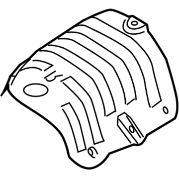 Kia 287943F000 Protector-Heat Rear, RH