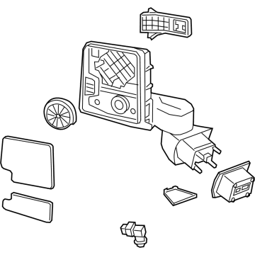 GM 84944540 Mirror Assembly