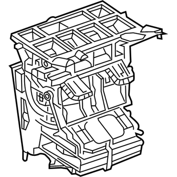 GM 84567421 AC & Heater Case