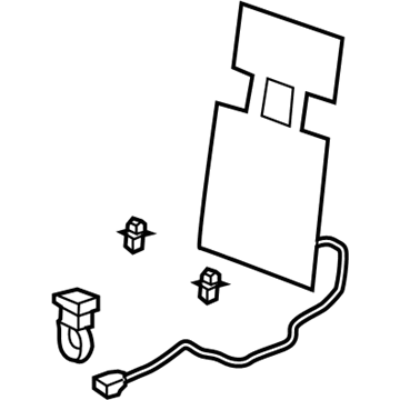 Honda 81524-TLA-A02 Heater, Front Seat-Back (Driver Side)