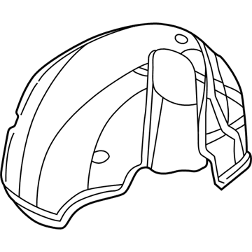 Mopar 4575414AF Shield-WHEELHOUSE