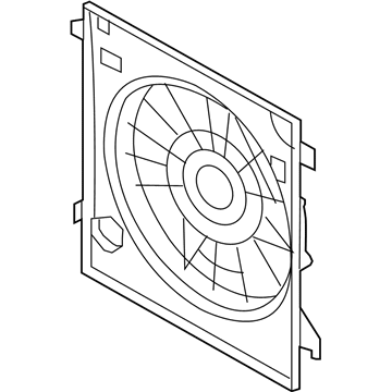 Kia 253503E930 SHROUD-Fan