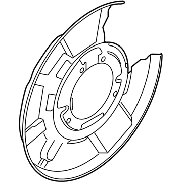 BMW 34-20-8-053-265 Protection Plate Left