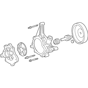 Ford XW4Z-8501-CD Water Pump Assembly