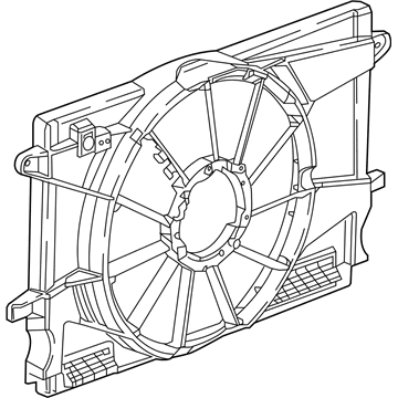 GM 39009025 Fan Shroud