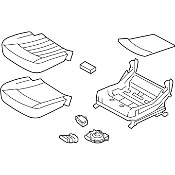 Kia 881003T610KBG Cushion Assembly-Front Seat