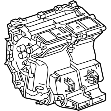 GM 22799389 AC & Heater Case