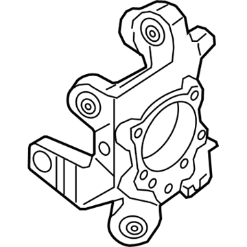 Kia 527103T000 Carrier Assembly-Rear Axle