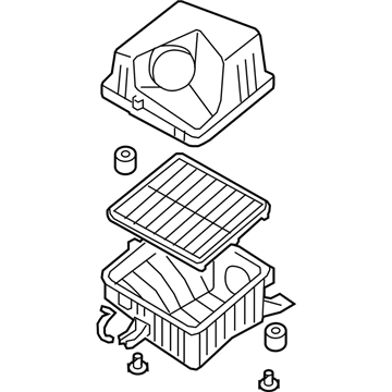 Kia 281103E500 Air Cleaner Assembly