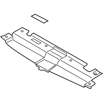 Kia 86353E4000 Cover-Radiator Grille