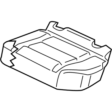 Nissan 88350-9FM5A Cushion Assy-Rear Seat, LH