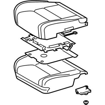 Toyota 71001-60J60-B0 Cushion Assembly Seat