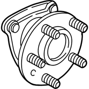 GM 12413071 Hub & Bearing