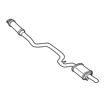 GM 15144847 Muffler & Pipe