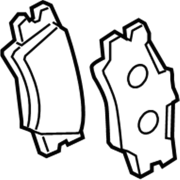 Toyota 04466-06090 Rear Pads