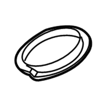 Kia 553443F000DS Pad-Rear Spring, Lower