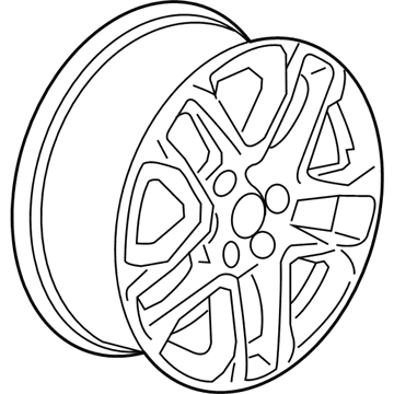 GM 23165677 Wheel, Alloy