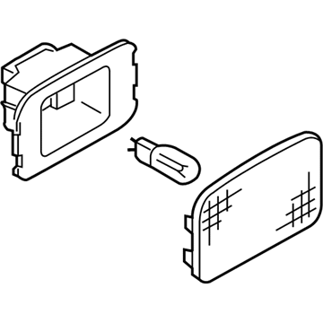 Nissan 26420-4U000 Lamp Assembly-Door Step