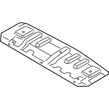 BMW 51-71-7-334-490 Partition, Luggage Compartment, Top