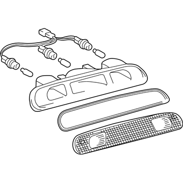 Toyota 81570-0C010 High Mount Lamp