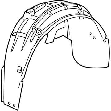 GM 22915588 Wheelhouse Liner