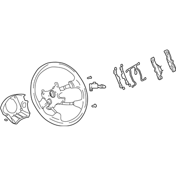 Hyundai 56110-2D500-CA Steering Wheel Body Assembly