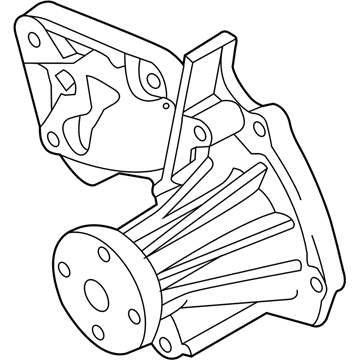 Ford HX7Z-8501-A Water Pump Assembly