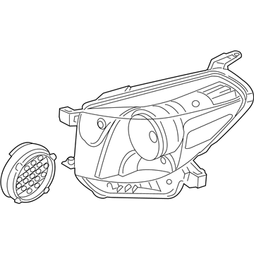 Toyota 81170-74090 Composite Headlamp