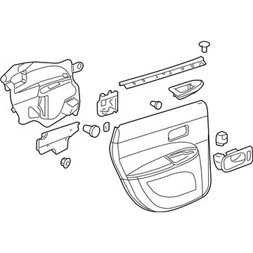 GM 15853661 Door Trim Panel