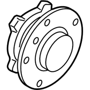 BMW 31-20-7-857-506 Wheel Hub With Bearing, Front