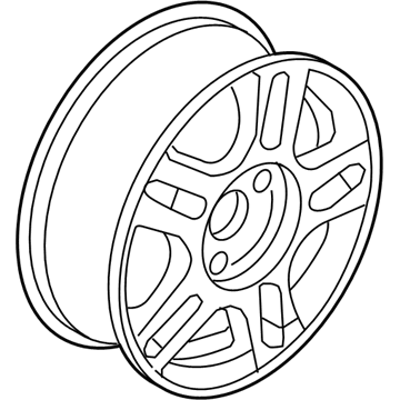 Ford 3F2Z-1007-CA Wheel, Alloy