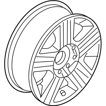 Ford 6F2Z-1007-K Wheel, Alloy