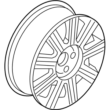 Ford 6F2Z-1007-JA Wheel, Alloy