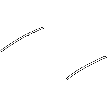 Hyundai 81675-G3000 Side Molding-Panoramaroof, LH
