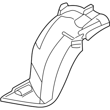 BMW 51-71-8-234-135 Cover, Wheel Housing, Front Left