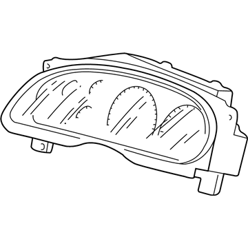 Ford 4C3Z-10849-GA Cluster Assembly