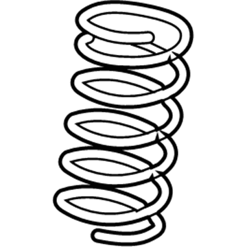 Lexus 48231-53231 Spring, Coil, Rear