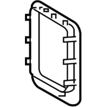 Lexus 72831-33070 Plate, Rear Seat Center A