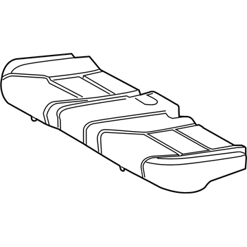 Lexus 71503-33190 Pad Sub-Assembly, Rear Seat