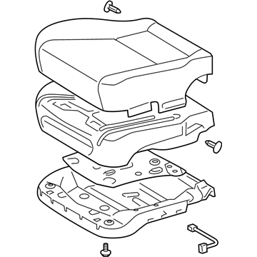 Lexus 71002-50Y70-B2 Front Seat Set