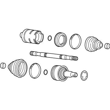 GM 84550217 SHAFT ASM-FRT WHL DRV