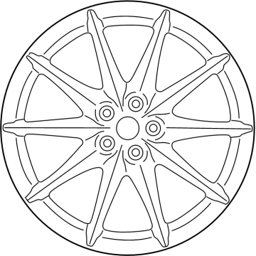 Toyota SU003-09471 Wheel, Alloy