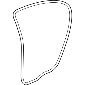 GM 22793747 Weatherstrip, Rear Side Door