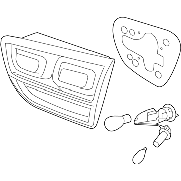 Kia 92404C6000 Lamp Assembly-Rear Combination