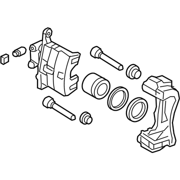 Hyundai 58190-E6A10 CALIPER Kit-Front Brake, RH